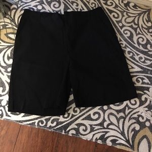 Kathy Ireland Black Bermuda Shorts